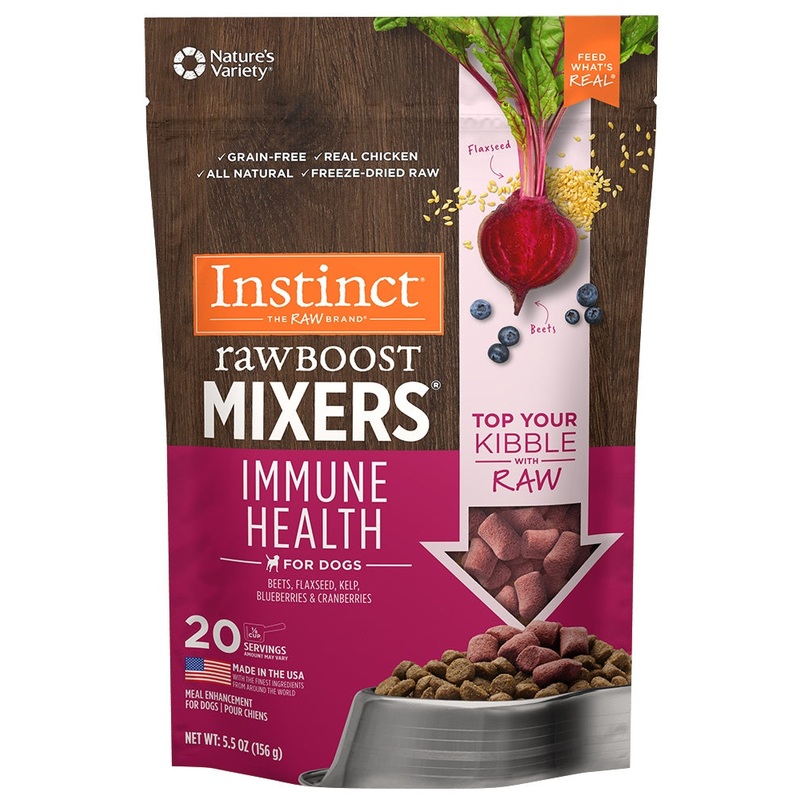 Instinct Grain Free Freeze Dried Raw Boost Mixers Immune Health Recipe Dog Food Topper