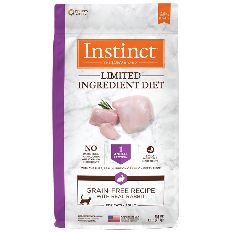 Instinct Limited Ingredient Diet Real Rabbit Recipe Grain-Free Dry Cat Food