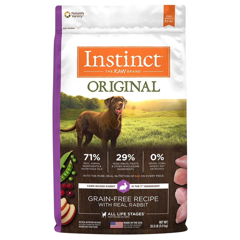 Instinct Original Grain Free Recipe with Real Rabbit Natural Dry Dog Food