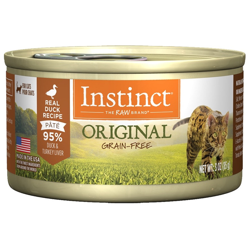 Instinct Original Real Duck Recipe Grain-Free Pate Wet Cat Food