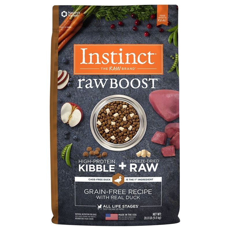 Instinct Raw Boost Grain Free Recipe with Real Duck Natural Dry Dog Food