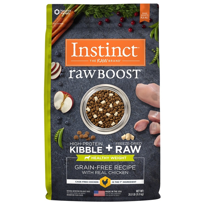 Instinct Raw Boost Healthy Weight Adult Grain Free Recipe with Real Chicken Natural Dry Dog Food
