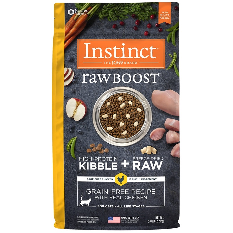 Instinct Raw Boost Real Chicken Recipe Grain-Free Dry Cat Food