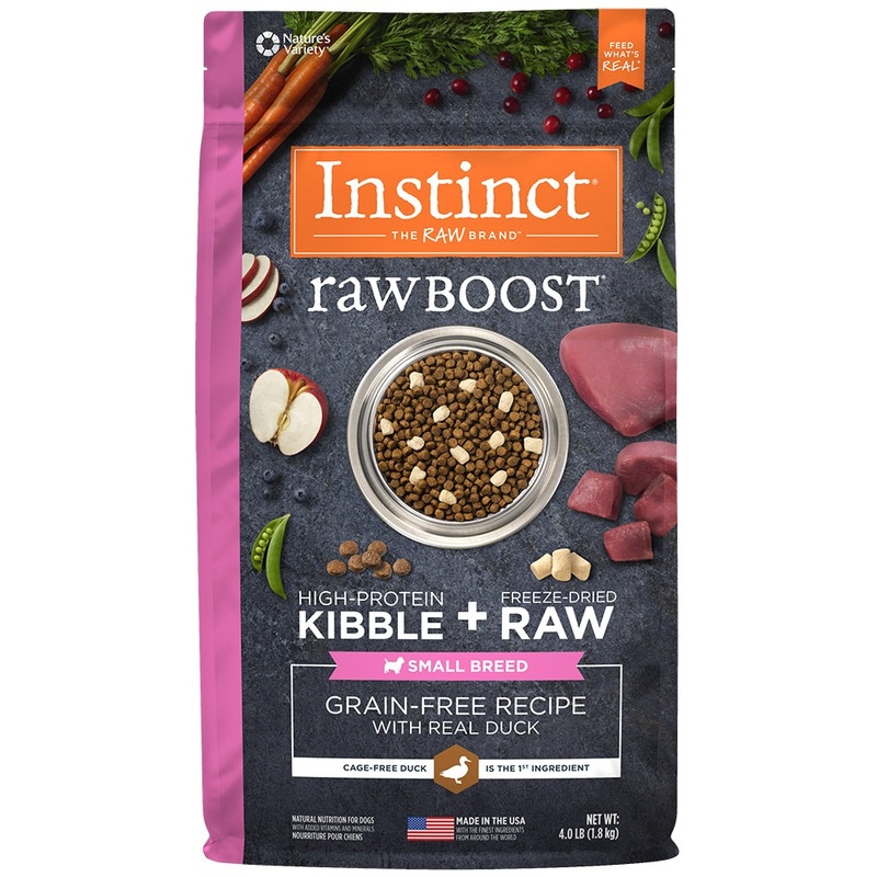 Instinct Raw Boost Small Breed Grain Free Recipe with Real Duck Natural Dry Dog Food
