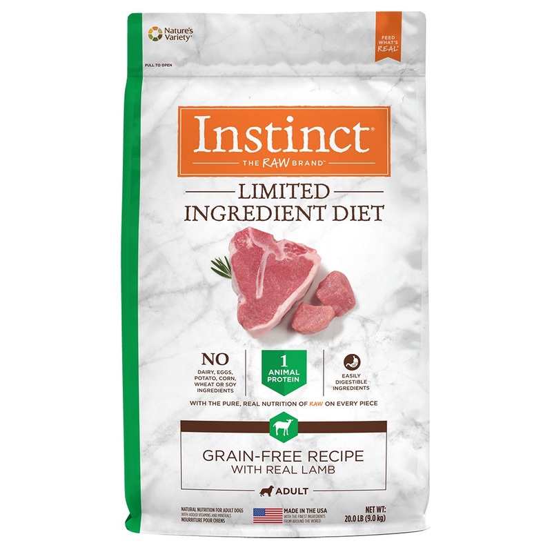 Limited Ingredient Diet Adult Grain Free Recipe with Real Lamb Natural Dry Dog Food