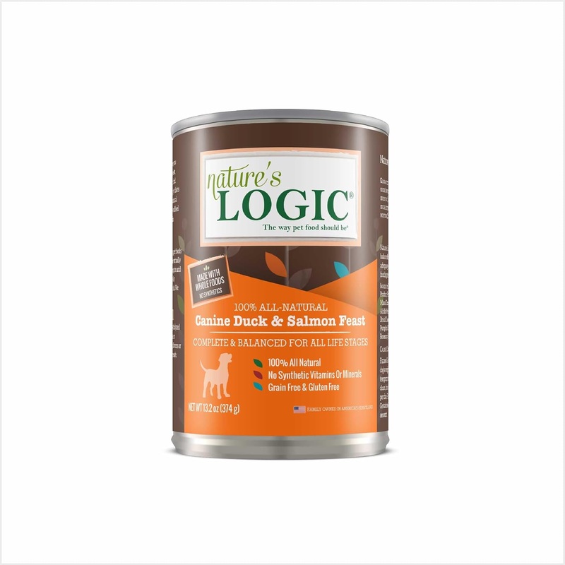 Nature’s Logic Canine Duck & Salmon Feast All Life Stages Grain-Free Canned Dog Food
