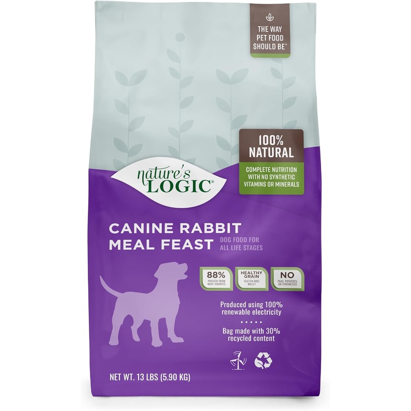 Nature’s Logic Canine Rabbit Meal Feast All Life Stages Dry Dog Food