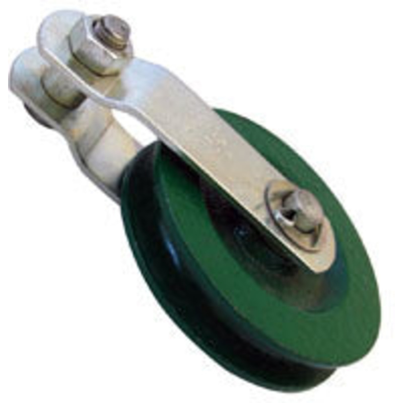 PULLEY, 3-1/2 CAST WITH O EYEBOLT