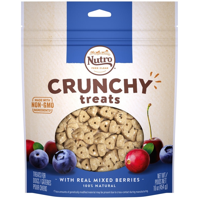 Nutro Crunchy with Real Mixed Berries Dog Treats.