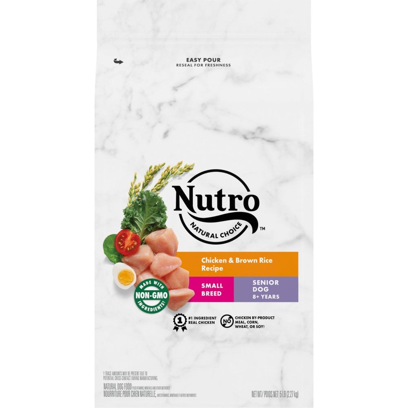 Nutro Wholesome Essentials Small Breed Senior Chicken, Whole Brown Rice and Sweet Potato Dry Dog Food