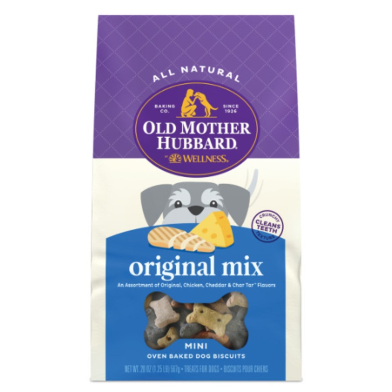 Old Mother Hubbard by Wellness Classic Original Mix Natural Mini Oven-Baked Biscuits Dog Treats