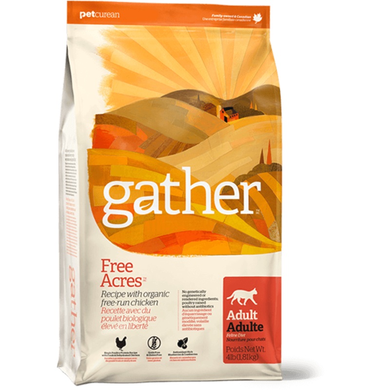 Gather Free Acres Organic Free-Run Chicken Dry Cat Food