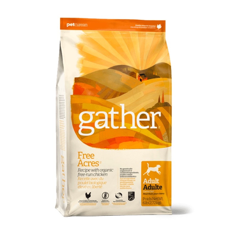 Gather Free Acres Organic Free-Run Chicken Dry Dog Food