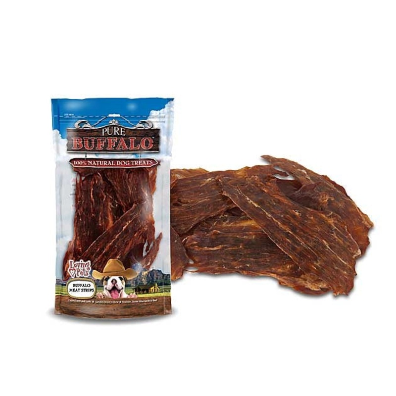 Pure Buffalo Meat Strips Dog Treats