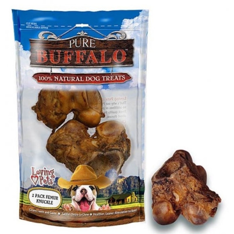 Pure Buffalo Meaty Femur Knuckle Dog Treats