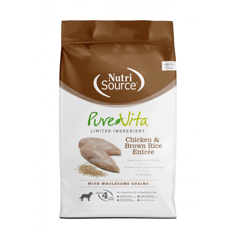 PureVita Chicken And Brown Rice Dry Dog Food
