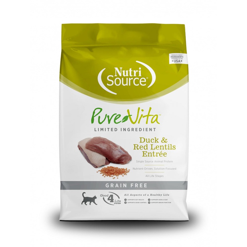 PureVita Grain Free Duck & Red lentils Dry Cat Food