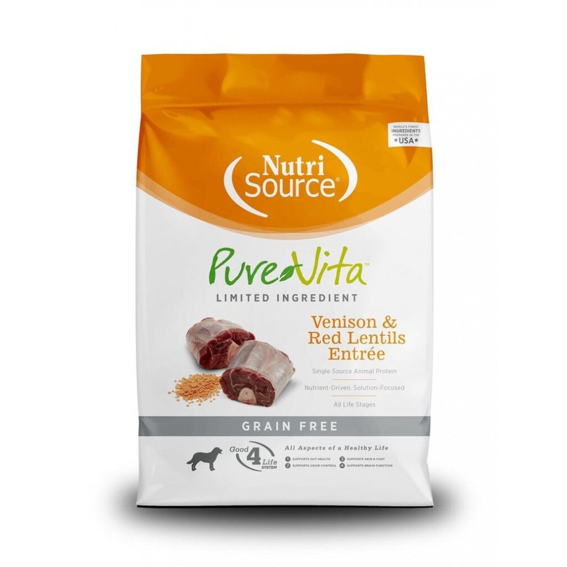 PureVita Grain Free Venison & Red Lentils Entree Dry Dog Food