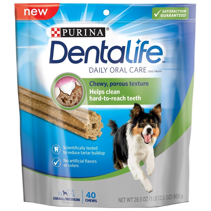 Purina Dentalife Daily Oral Care Adult Small & Medium Breed Chicken Flavor Dog Treats