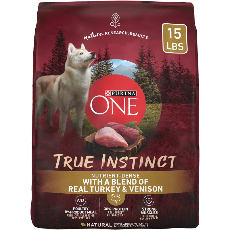 Purina ONE True Instinct Natural High Protein with Real Turkey & Venison Dry Dog Food