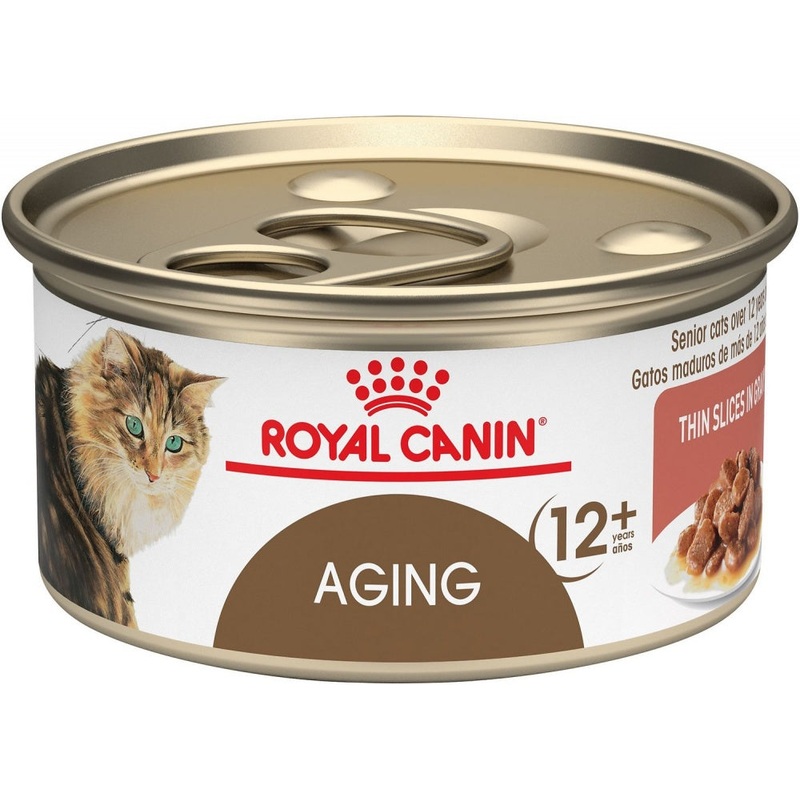 Royal Canin Aging 12+ Senior Thin Slices in Gravy Canned Cat Food