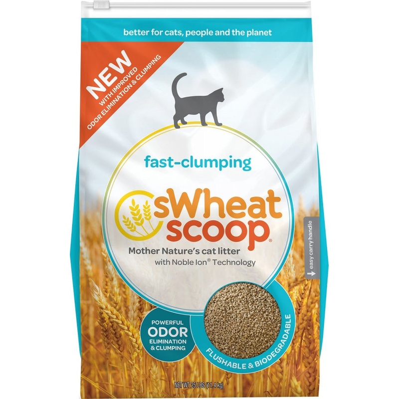 sWheat Scoop Fast Clumping Natural Original Cat Litter