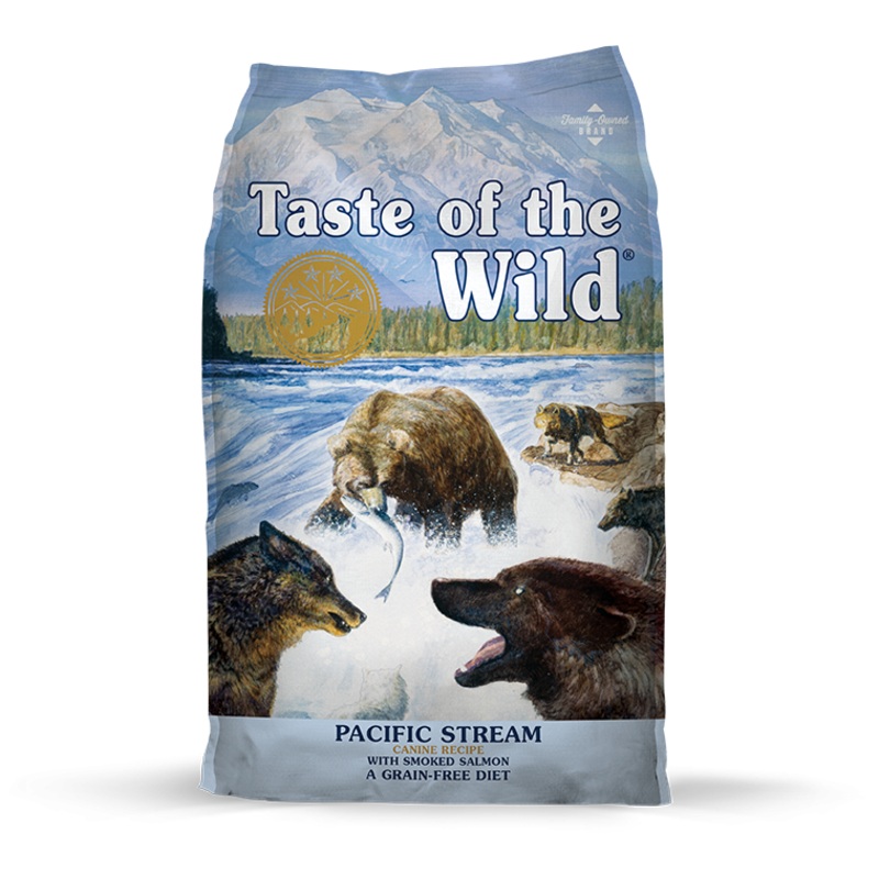 Taste of the Wild Pacific Stream Smoke-Flavored Salmon Grain-Free Dry Dog Food