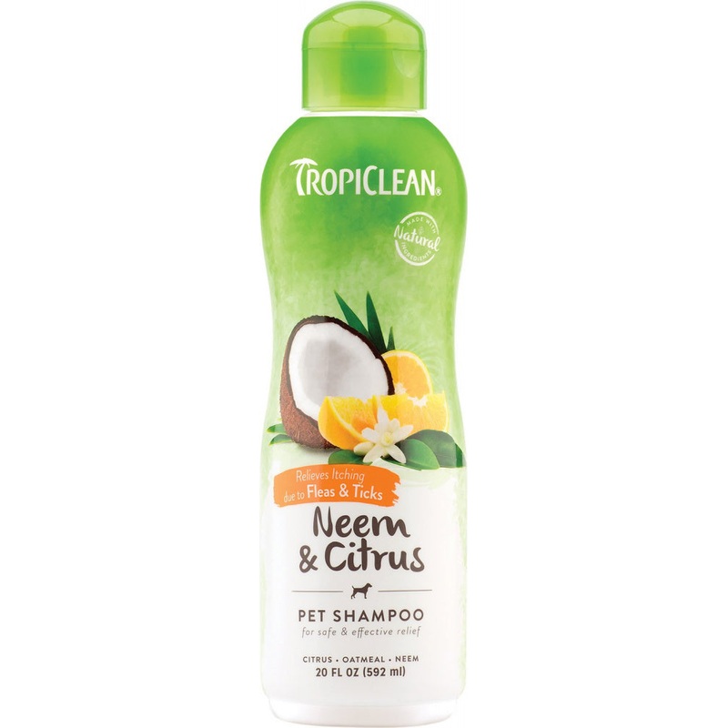 Tropiclean Neem Flea & Tick Shampoo for Dogs
