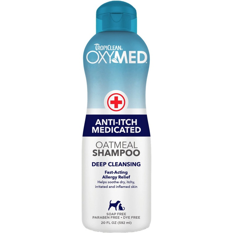 Tropiclean OXYMED Medicated Oatmeal Pet Shampoo