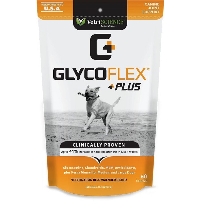 VetriScience GlycoFlex Plus Joint Support Bite-Sized Medium and Large Dog Chews