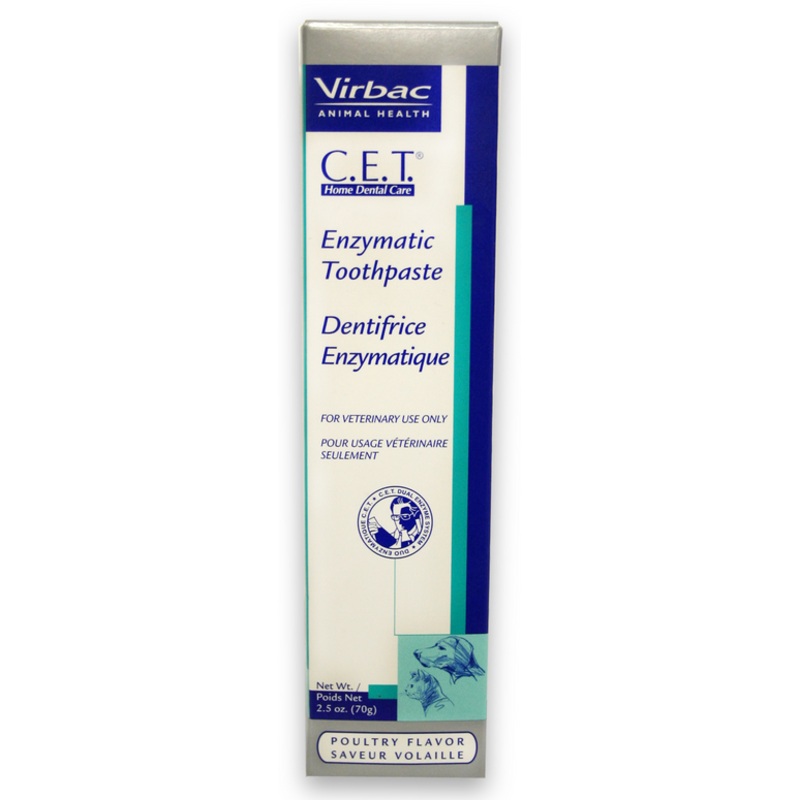 Virbac C.E.T. Enzymatic Pet Toothpaste Poultry Flavor for Dogs and Cats