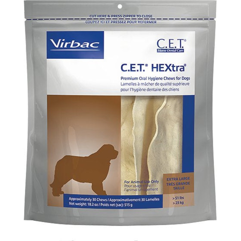 Virbac C.E.T. HEXtra Premium Oral Hygiene Chews