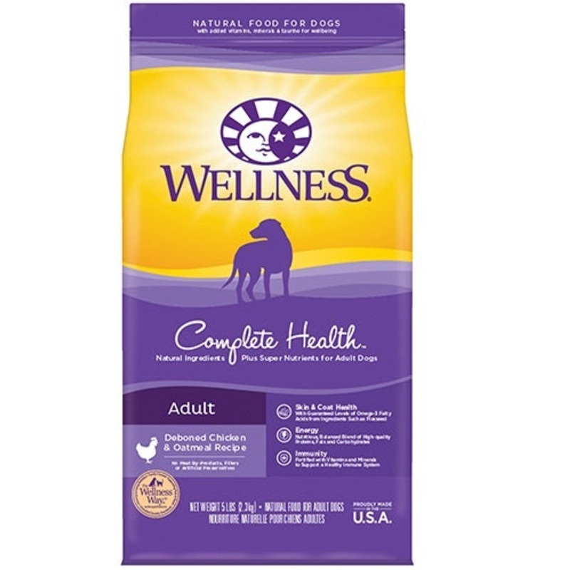 Wellness Complete Health Natural Chicken Recipe Dry Dog Food