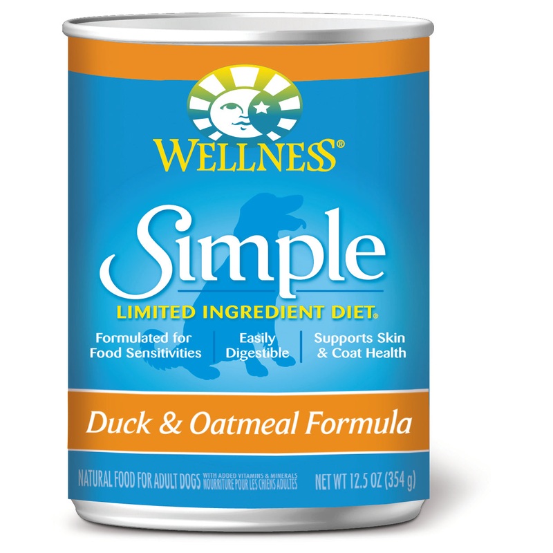 Wellness Simple Natural Limited Ingredient Diet Duck and Oatmeal Recipe Wet Canned Dog Food