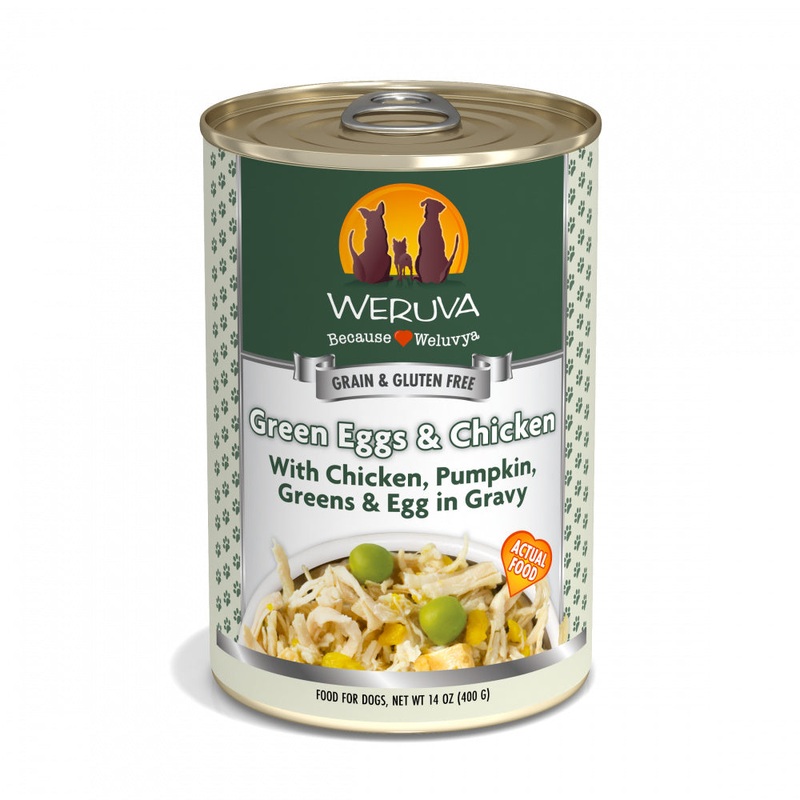 Weruva Green Eggs & Chicken with Chicken, Pumpkin, Greens & Eggs Canned Dog Food