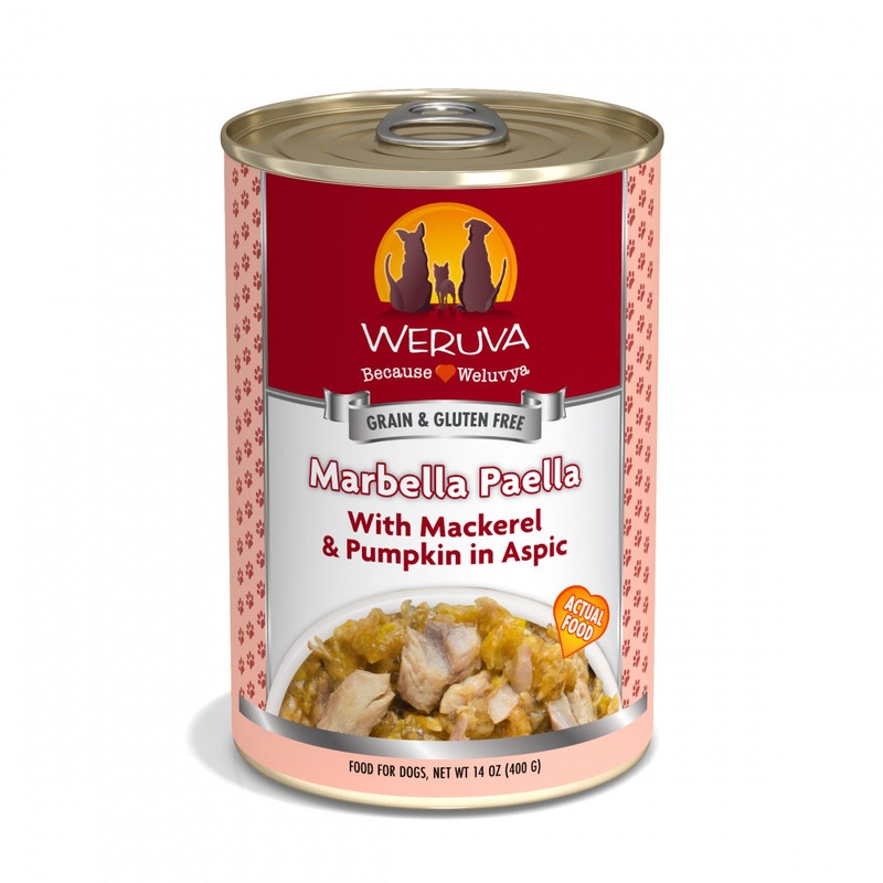 Weruva Marbella Paella with Mackerel & Pumpkin Canned Dog Food