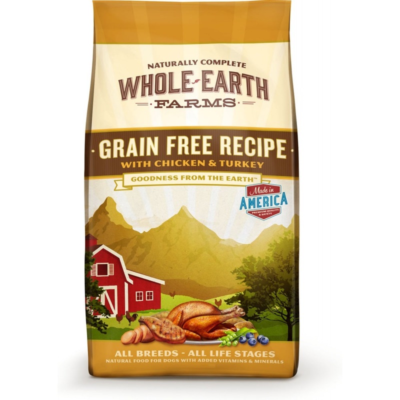 Whole Earth Farms Grain Free Recipe with Chicken and Turkey Dry Dog Food