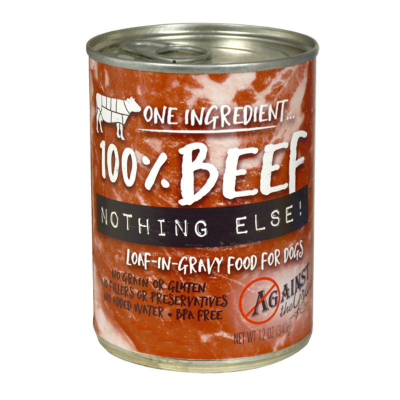 Against the Grain Nothing Else Grain Free One Ingredient 100% Beef Canned Dog Food