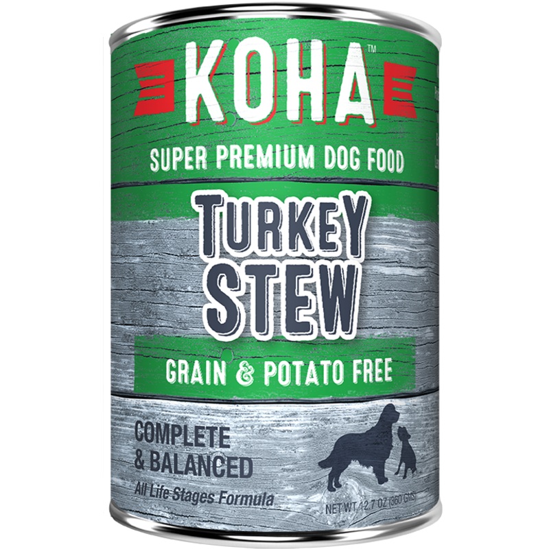 KOHA Grain & Potato Free Turkey Stew Canned Dog Food