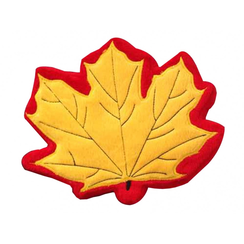 PrideBites Fall Leaf Durable Dog Toy