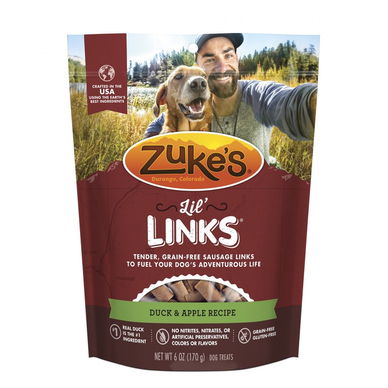 Zukes Lil’ Links Grain Free Duck and Apple Recipe for Dogs