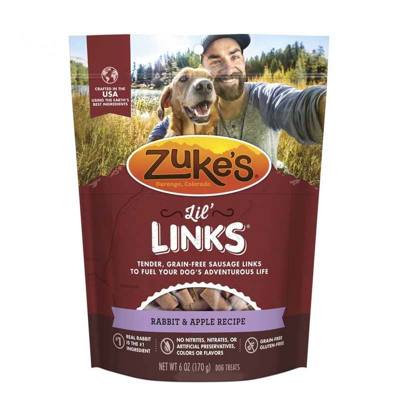 Zukes Lil’ Links Grain Free Rabbit and Apple Recipe for Dogs