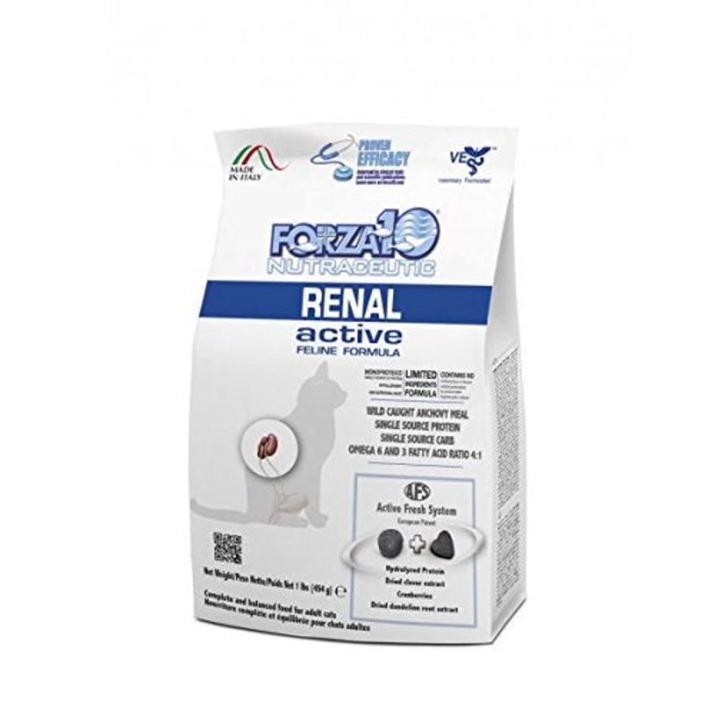 Forza10 E0030215002 Kidney Renal Active for Cats – 4 lbs