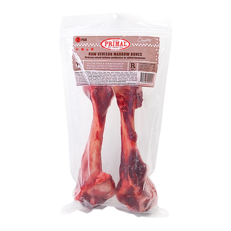PRIMAL DOG FROZEN BONES VENISON MARROW