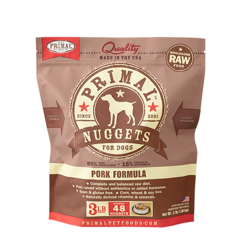 PRIMAL DOG FROZEN PORK|3 lb|3 lb