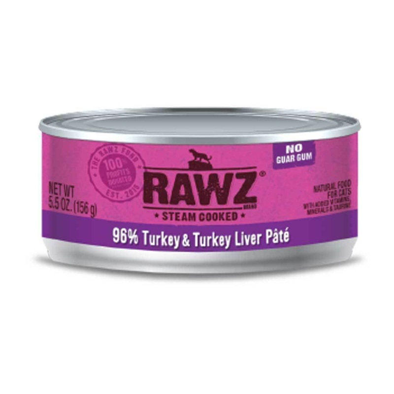 RAWZ 96% TURKEY LIVER CAT 5.5-oz/24