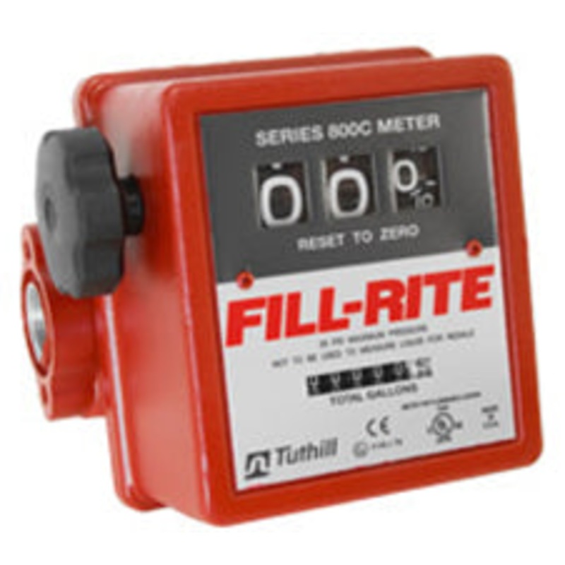 3-WHEEL MECHANICAL, 3/4 FUEL METER  ( Sub 807CMK Kit With Fittings )