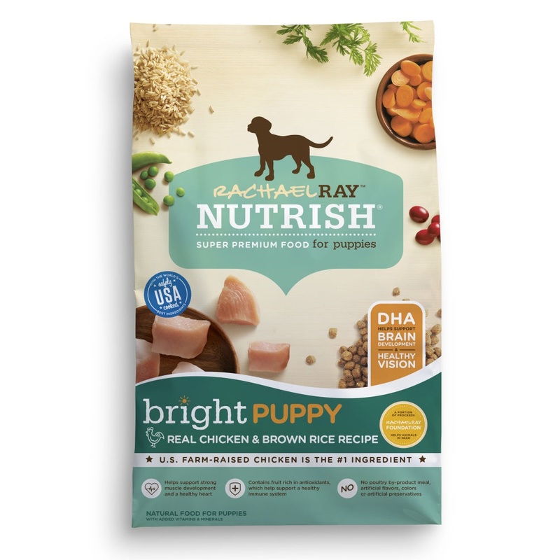 Rachael Ray Nutrish Bright Puppy Natural Chicken & Brown Rice Recipe Dry Dog Food
