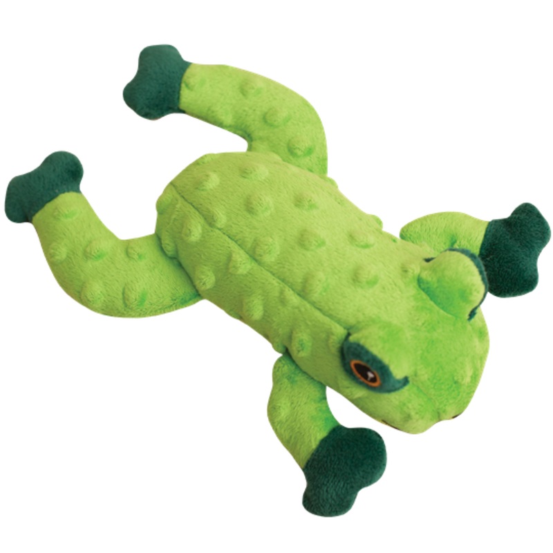 Snugarooz Lilly the Frog Plush Dog Toy