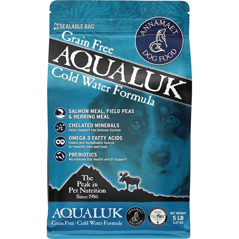Annamaet Grain Free Aqualuk Cold Water Formula Dry Dog Food 5lb